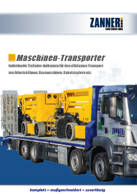 Maschinen Transporter ZANNER Fahrzeugbau GmbH